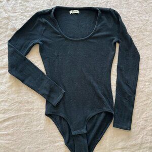 Black Madewell Long Sleeve Body Suit